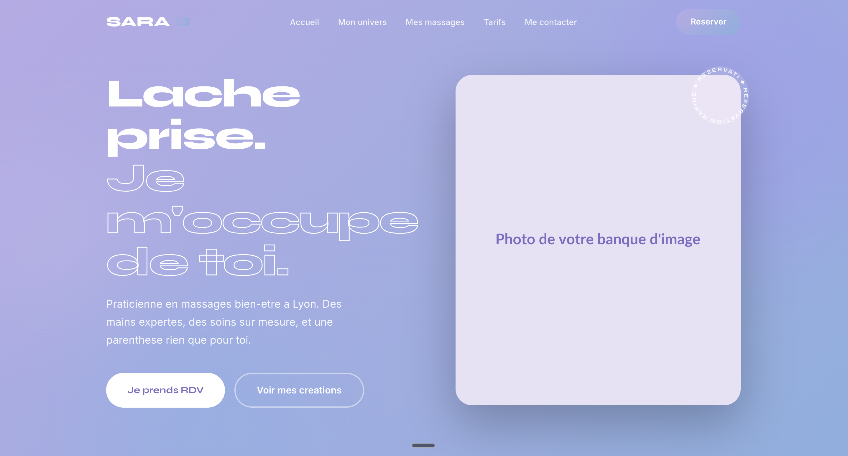 Exemple de site — Éclat